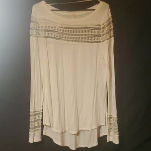 Free People Flowy Shirt